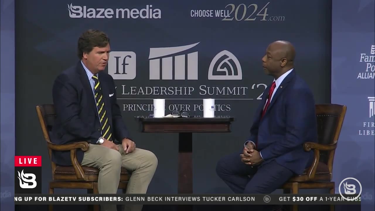 Tucker Carlson & Tim Scott Interview