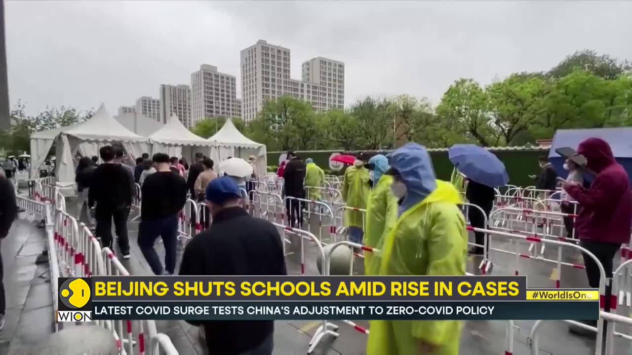 COVID cases hit China, Beijing districts shut schools and eateries _ English News _ WION