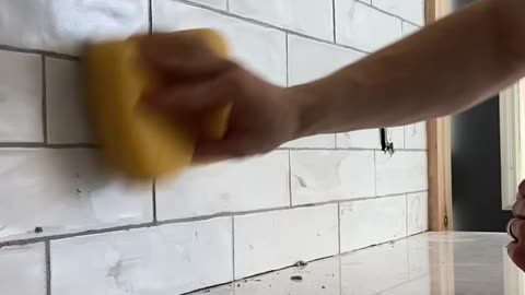 Grouting 3/4 Wiping