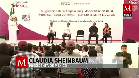 Pobladores de Pantelhó se manifiestan ante Sheinbaum para que atienda crisis de violencia