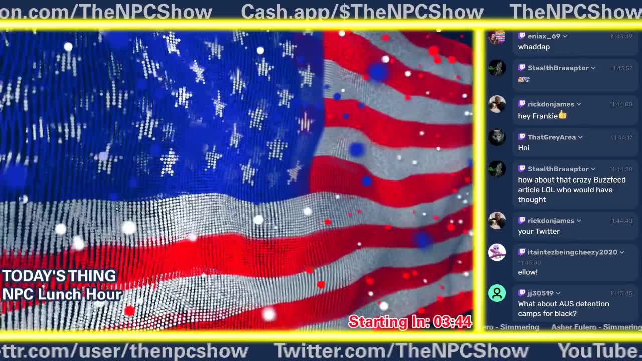 🔴LIVE: NPC Lunch Hour 🟠⚪🟣 The NPC Show