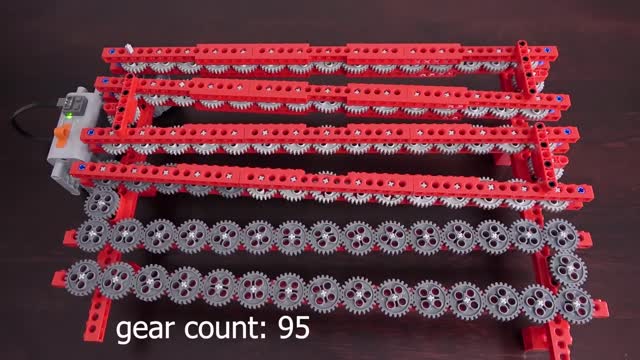 Making the Longest 11 Lego Gear Train