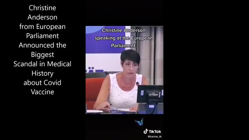 It will be known as the biggest crime ever committed on humanity- MEP Christine Anderson - 7-15-22