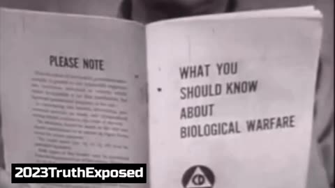 1952 Government Instructions For Biological Warfare