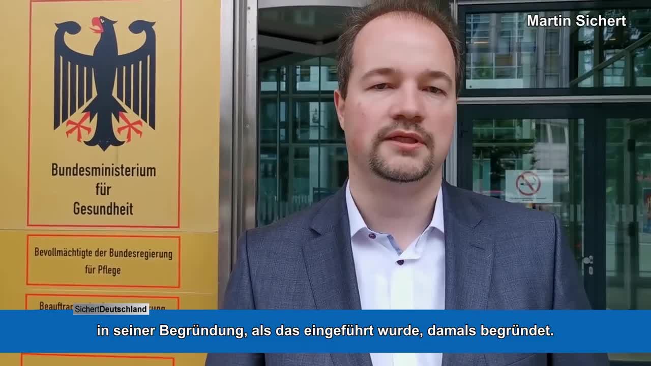 AfD Martin Sichert stellt Dienstaufsichtsbeschwerde gegen RKI Wiehler & Prof. Cichutek