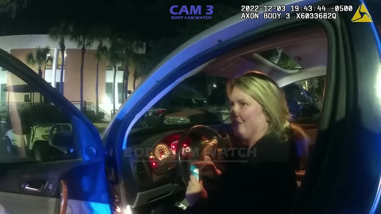 Entitled Woman Ridicules Officers, Convinced She's Above the Law