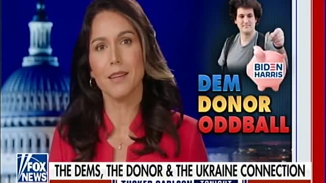 Tucker Carlson: SHOCK: US taxpayer funds that went to Ukraine went to FTX and ultimately to the Democratic Party