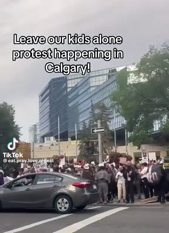 "Leave our kids alone"