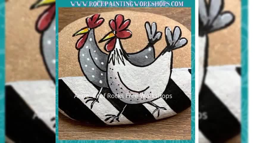 40 Stunning and unique cartoon painted rock and stones