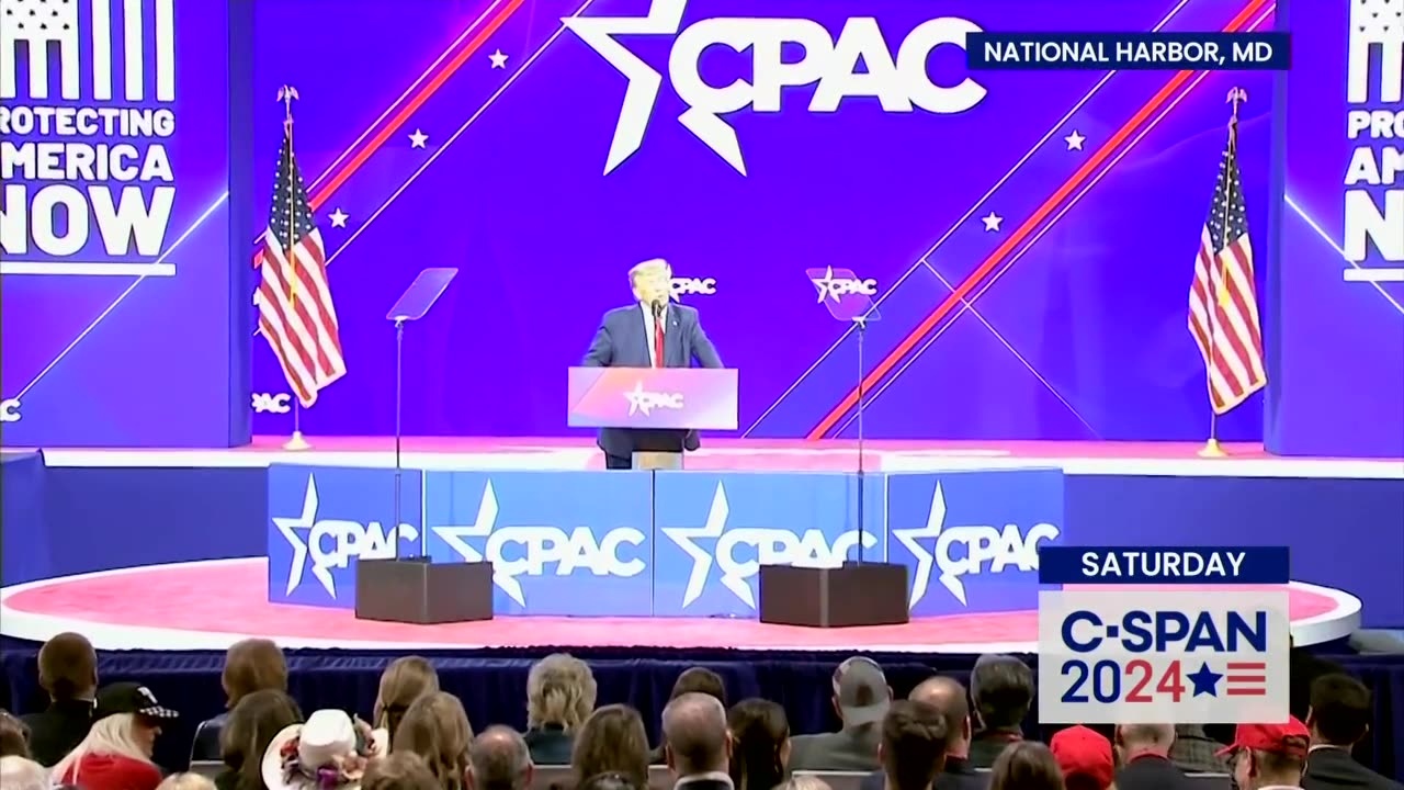 WATCH: President Trump Sends Mitch McConnell a Message at CPAC