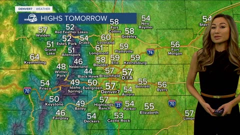 Cool and unsettled Mother's Day across CO