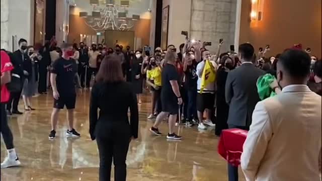 Liverpool fans flock Ritz-Carlton S'pore to catch a glimpse of stars ahead of pre-season match