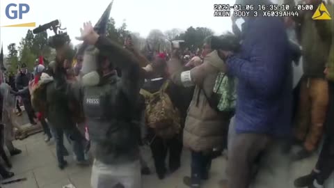 MPD Shoves Bystanders Down Stairs on J6