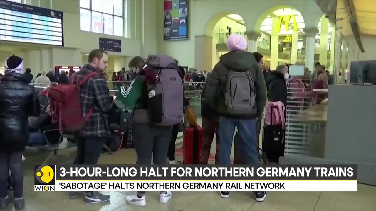 Sabotage' halts northern Germany rail network