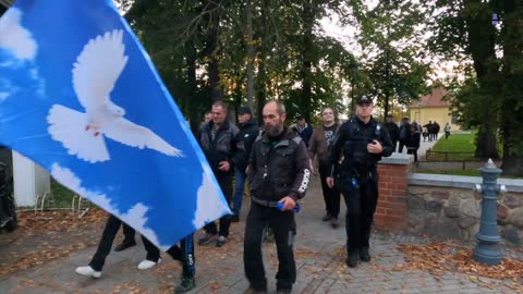 Demmin - Der Aufzug zieht lautstark durch die Stadt 13-10-2022