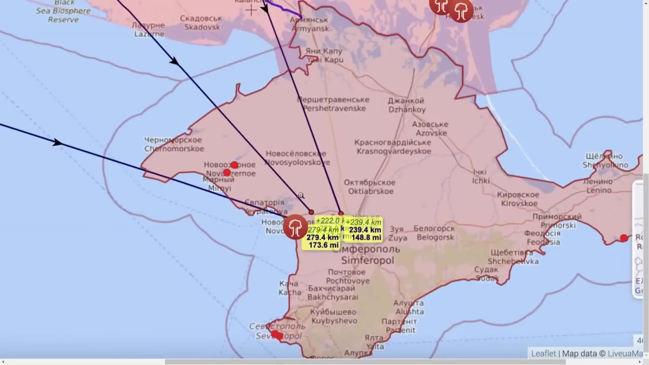 LIVE - Did Ukraine just strike 200km into Crimea