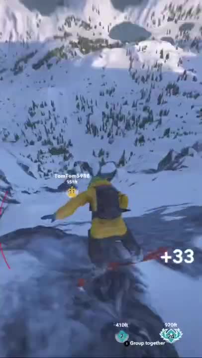 But Did You Die_!_ #steep #snowboard #cliff #die Subscribe for more!