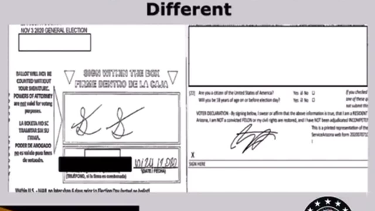 Video From We The People AZ Alliance Shows Maricopa County’s Fraudulent Mail-In Ballot Signatures