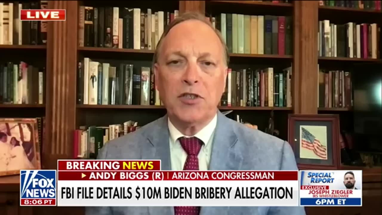 This all ties Joe Biden into Hunter's scandal: Rep. Biggs