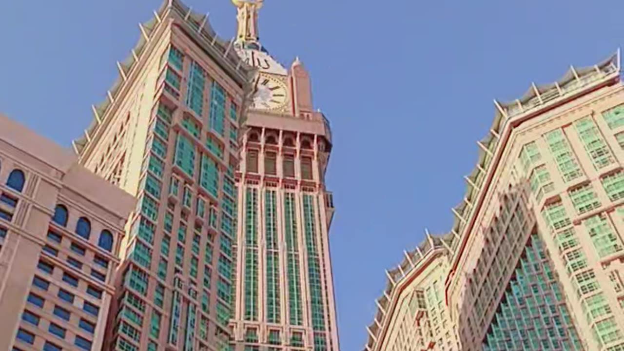 Clock Tower Makkah Holy Place🌍🌙🥰😍