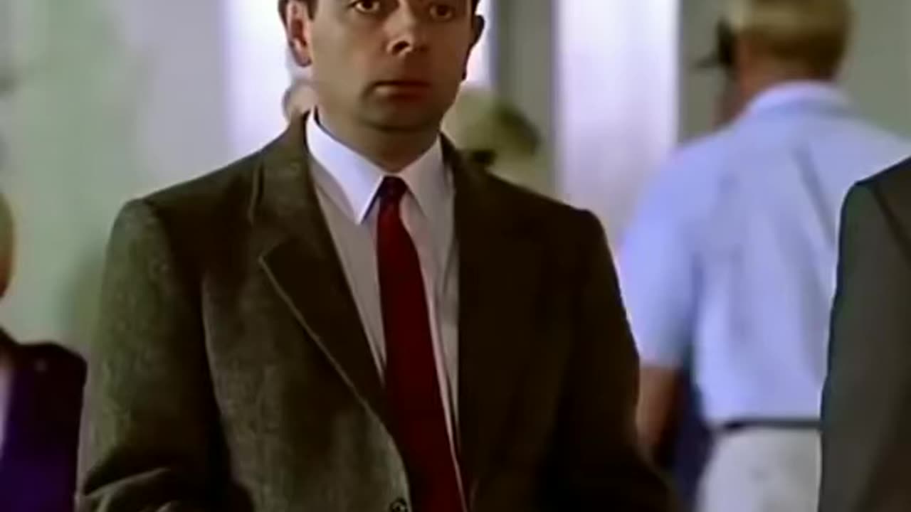 Mr bean comedy scene