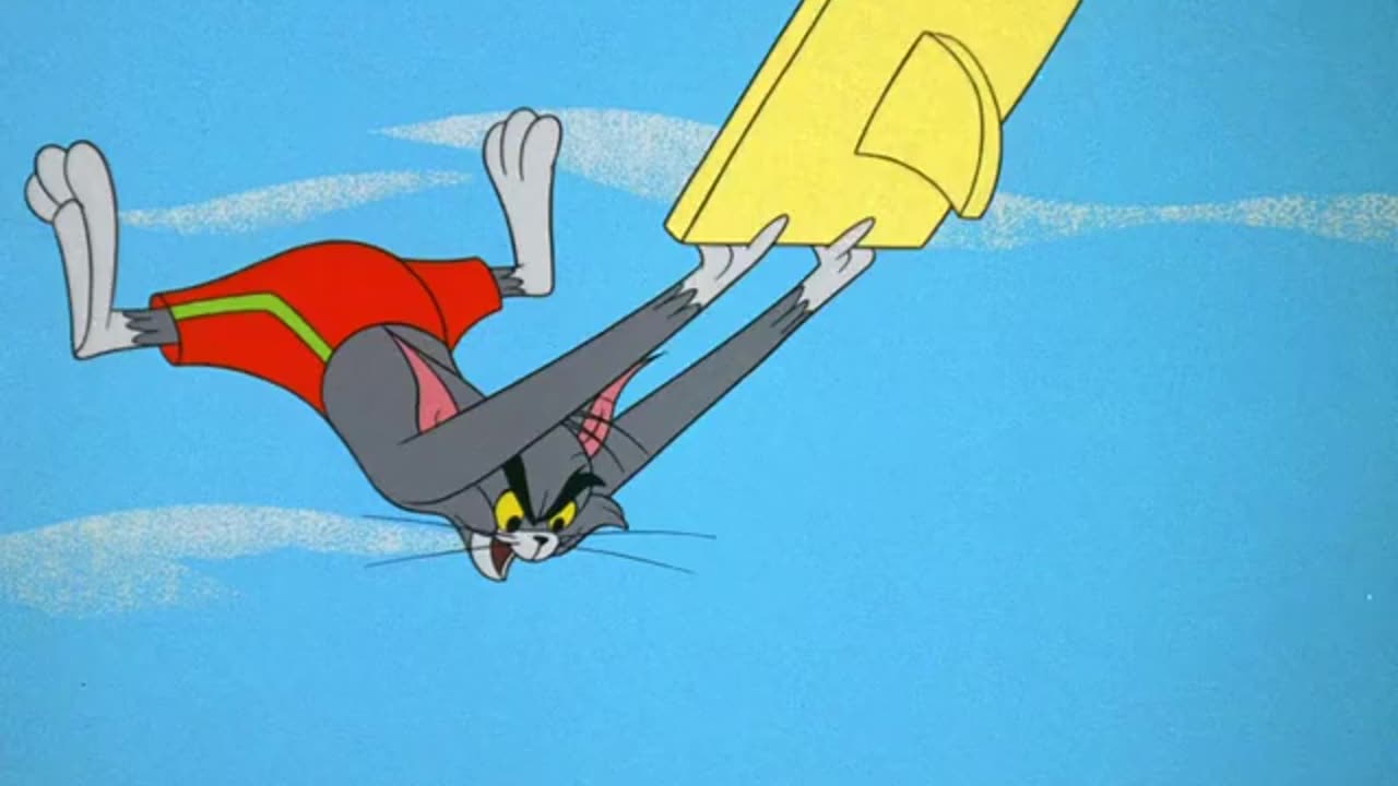 Tom And Jerry Surf Bored Cat