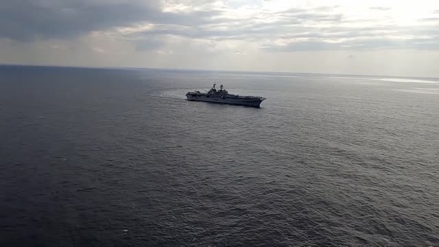 USS America (LHA 6) During Exercise Talisman Sabre 21.