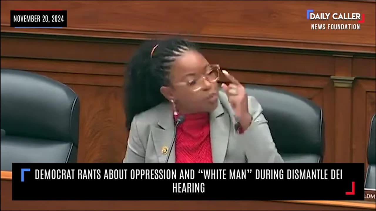 Democrat Goes on VIRAL Rant About Oppression and the "White Man" During Dismantle DEI Hearing