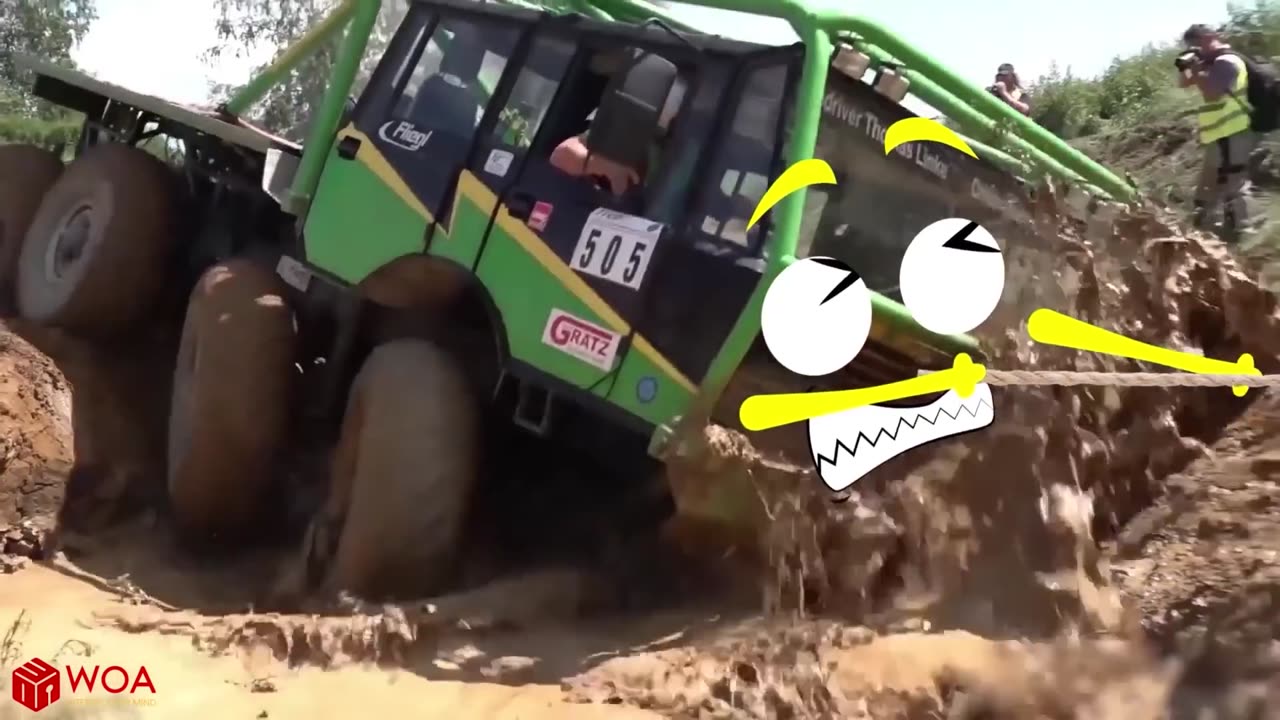 Off-road mud racing Tatra Truck 8x8 Extreme Offroad-Woa Doodles Funny Videos