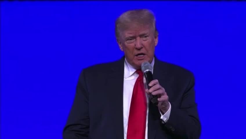 President Trump's full speech at Dallas, TX. (First Baptist Dallas)