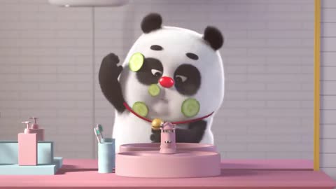 【Bamboo Panda ❤】Bamboo n Brag cannot stop coughing _ Short Animation _熊猫班卜 #animation #cartoon #cute