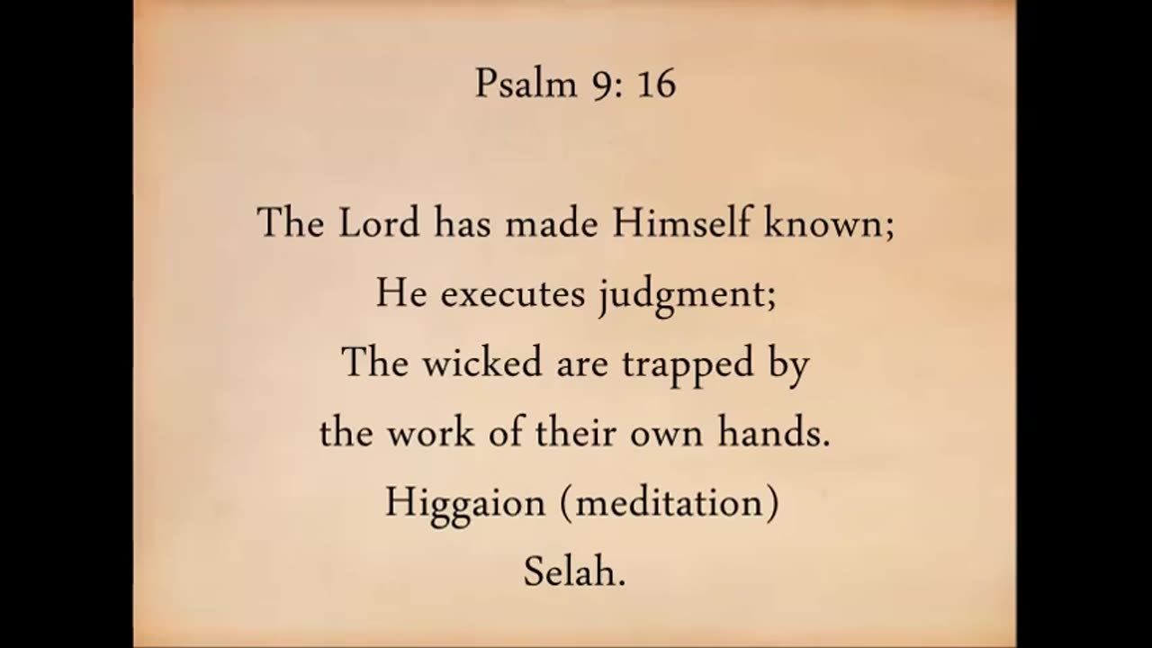 Amplified Bible Reading Psalm 6 10