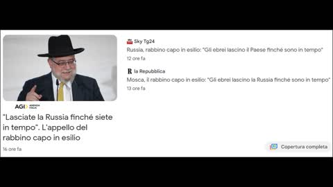 Improvviso annuncio degli ebrei di abbandonare la Russia. Il significato profetico