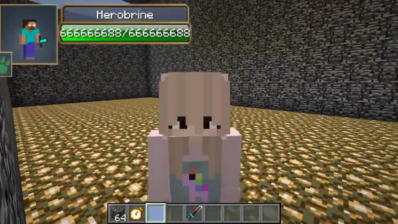 Herobrine vs Error422 all Сreepypasta mobs in minecraft part 78