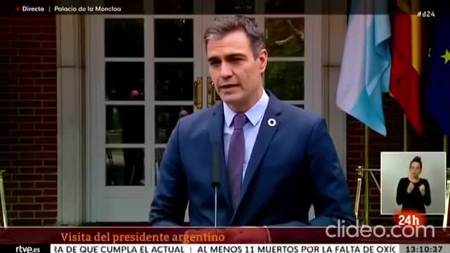 presidente de España dice "plandemia"