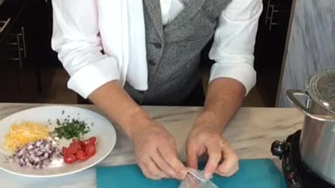 When he removes the glove it looks so tasty!yum