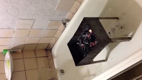 Russian Bathroom BBQ