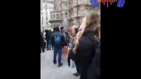 manifestazione londra del 23/01/2022