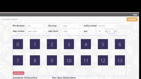 MAVO | Flexbox Visualizer | App 2