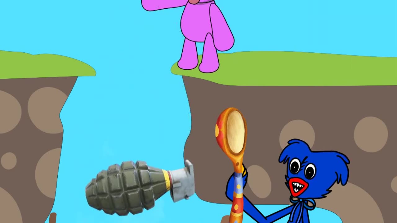 Huggy Wuggy got what he deserved #shorts #huggywuggy #animation #cartoon #rainbowfriends