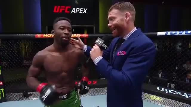 Sodiq Yusuff Octagon Interview | UFC Vegas 61