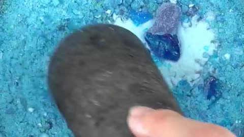 Extreme Blue Face Mask ASMR