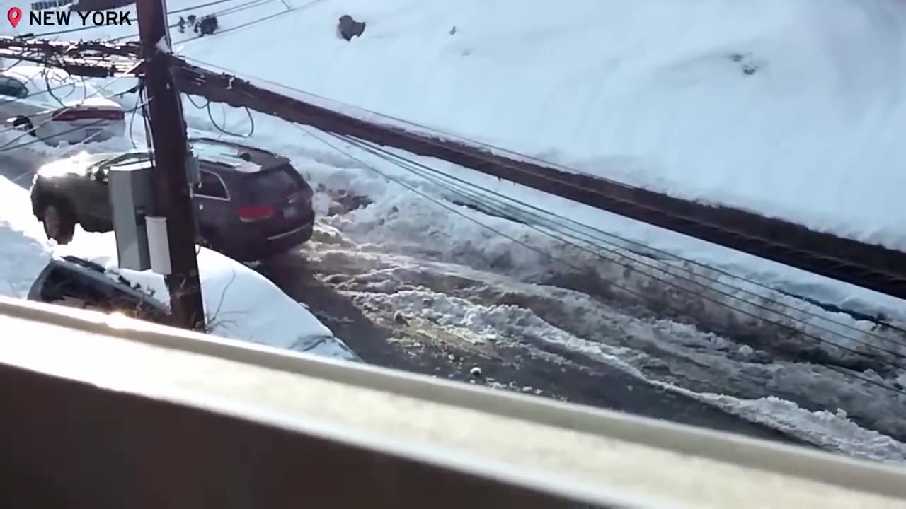 "Winter Wipeouts: Epic Fails and Instant Karma on Snowy Roads"