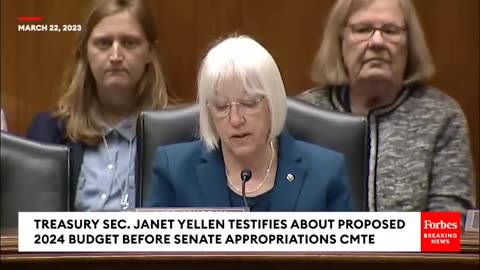 Patty Murray Mocks GOP's 'IRS Army' Talking Points While Questioning Janet Yellen