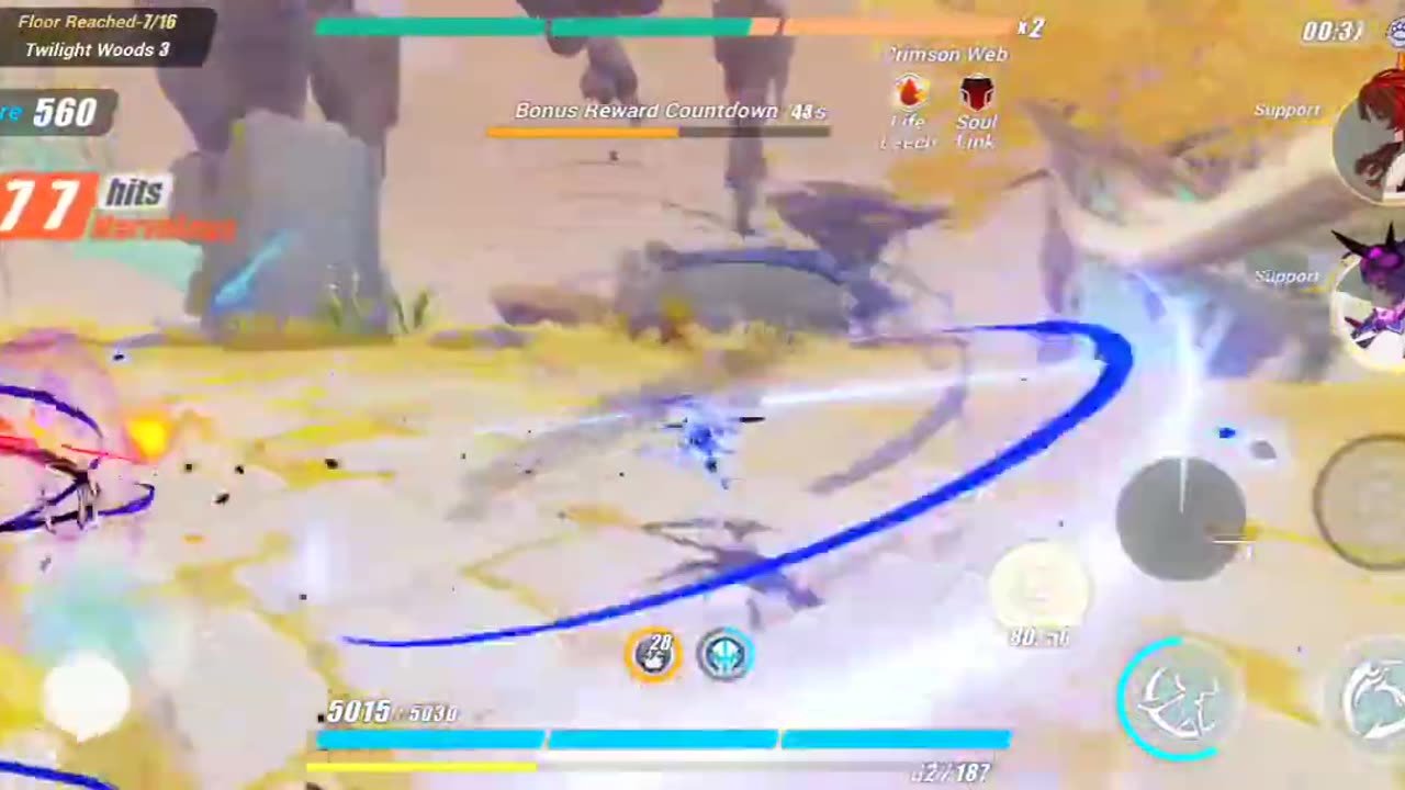 Honkai Impact 3rd - Elysian Realm Dangerous Difficulty W/ Argent Knight: Artemis Pt 2