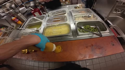 POV: Cooking Restaurant Dinner Rush