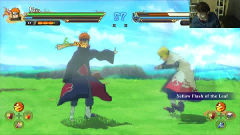 The Fourth Hokage (Minato) VS Pain In A Naruto x Boruto Ultimate Ninja Storm Connections Battle