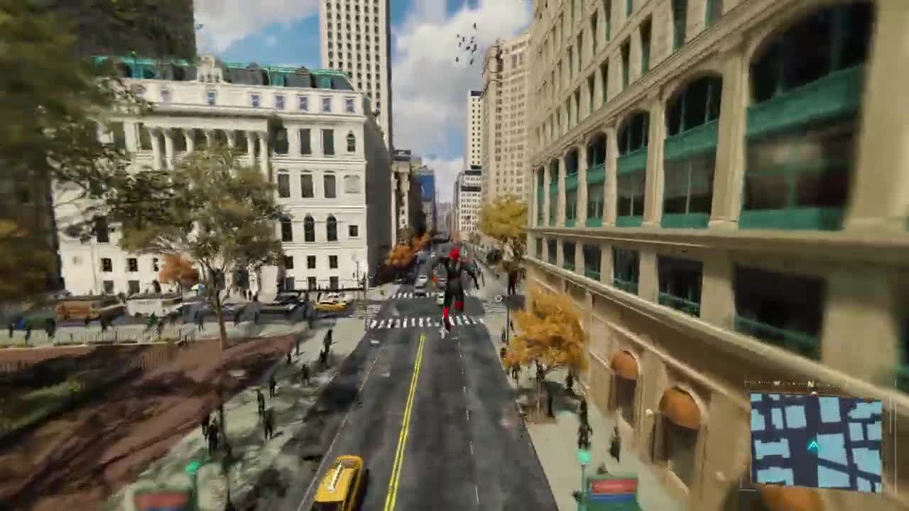 Spider-Man_ No Way Home - Raimi, MCU, TASM Spider-Man Web Swinging Together (Spider-Man PC Mods)