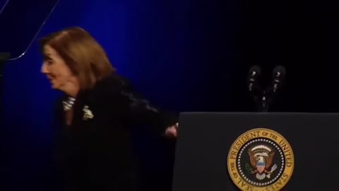 Nancy Pelosi & Kamala Toe Nearly Faceplants!