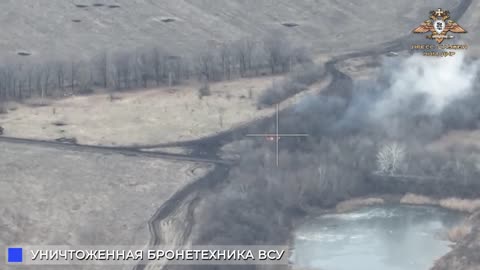 🇷🇺🇺🇦 Destruction of Ukrainian armored vehicles by artillery fire of the NM DPR.